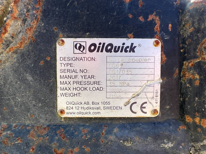 OilQuick OQ65 - M314F / M316F / M318F - Skrup cepat untuk Peralatan konstruksi: gambar 4 OilQuick OQ65 - M314F / M316F / M318F - Skrup cepat untuk Peralatan konstruksi: gambar 4