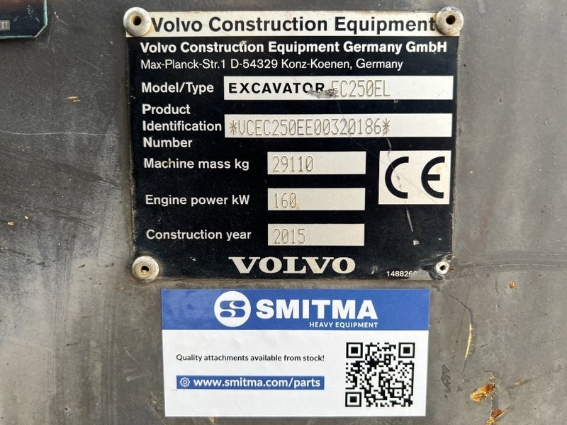 Volvo EC250E L - Ekskavator perayap: gambar 5 Volvo EC250E L - Ekskavator perayap: gambar 5