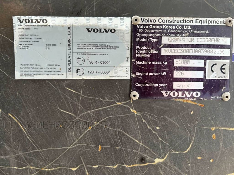 Volvo EC380E HR UHD - Ekskavator perayap: gambar 4 Volvo EC380E HR UHD - Ekskavator perayap: gambar 4