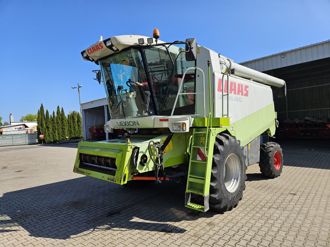 Claas Lexion 480 - Pemanen gabungan: gambar 1 Claas Lexion 480 - Pemanen gabungan: gambar 1