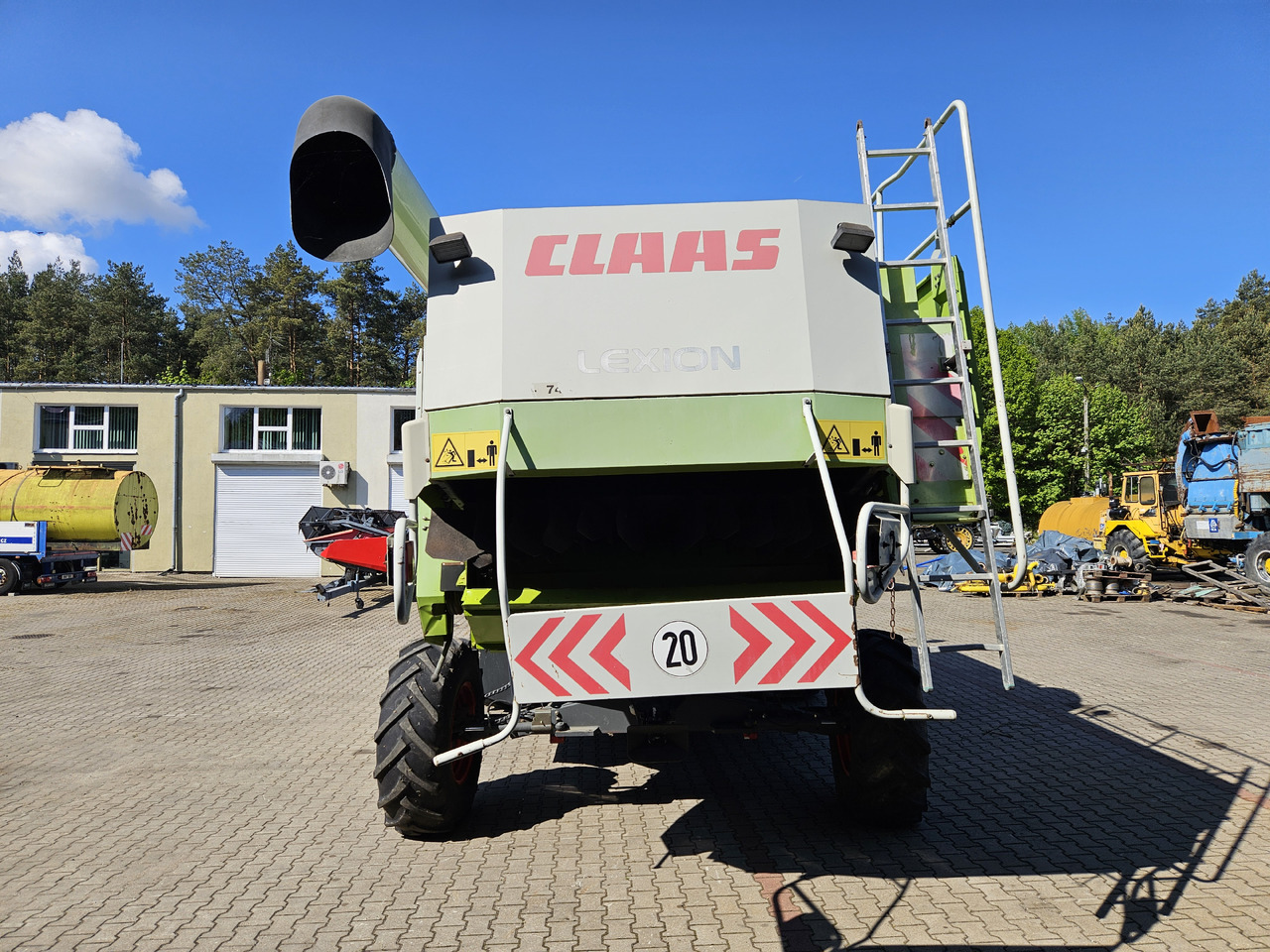 Claas Lexion 480 - Pemanen gabungan: gambar 5 Claas Lexion 480 - Pemanen gabungan: gambar 5