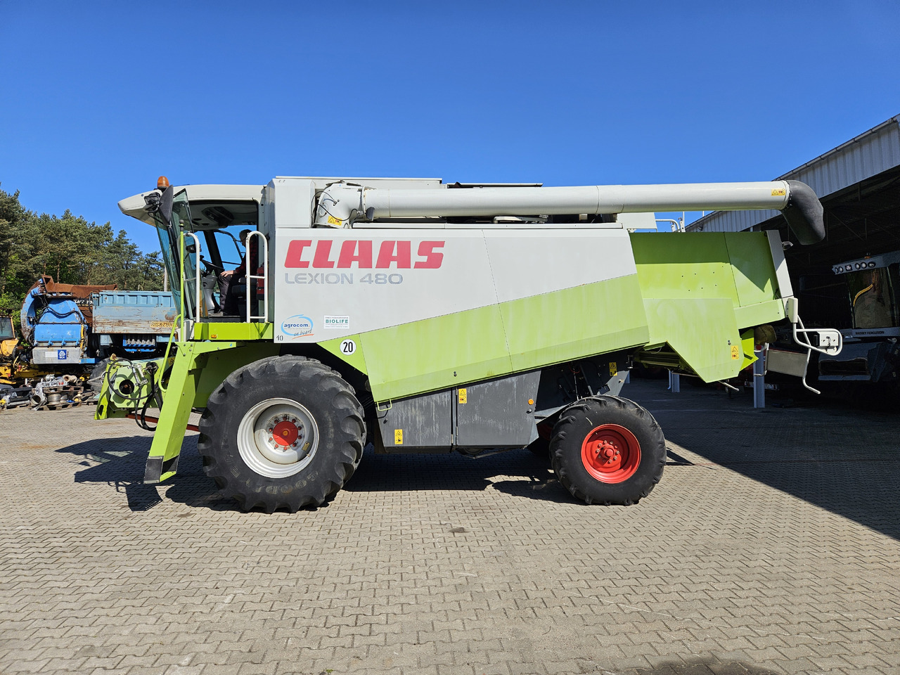 Claas Lexion 480 - Pemanen gabungan: gambar 3 Claas Lexion 480 - Pemanen gabungan: gambar 3