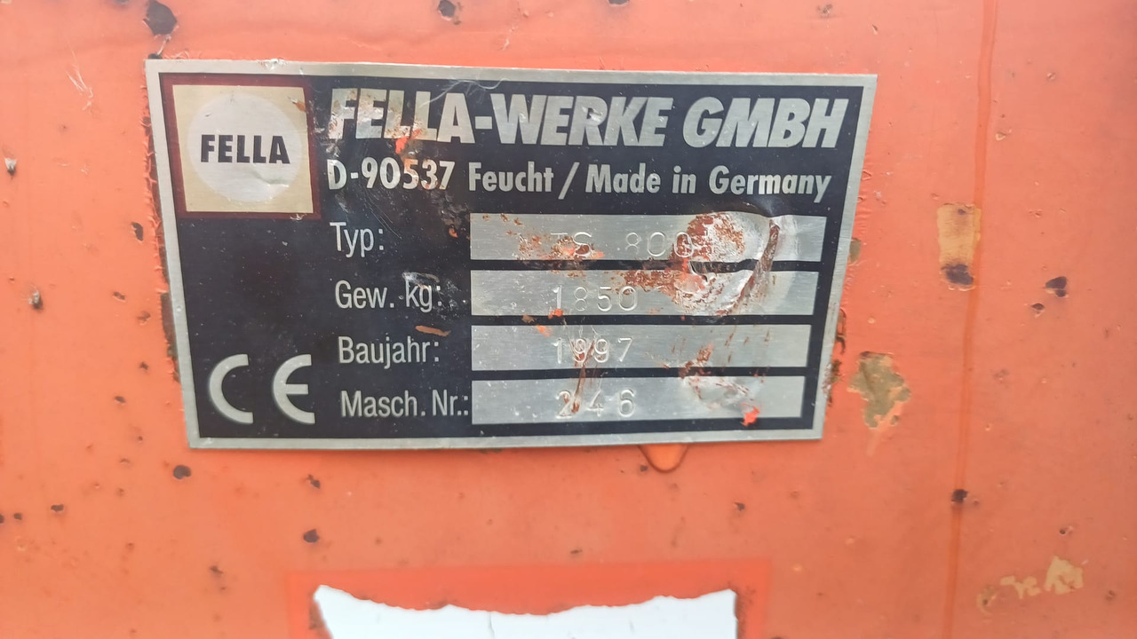 Fella TS 800 - Mesin pemanen: gambar 3 Fella TS 800 - Mesin pemanen: gambar 3