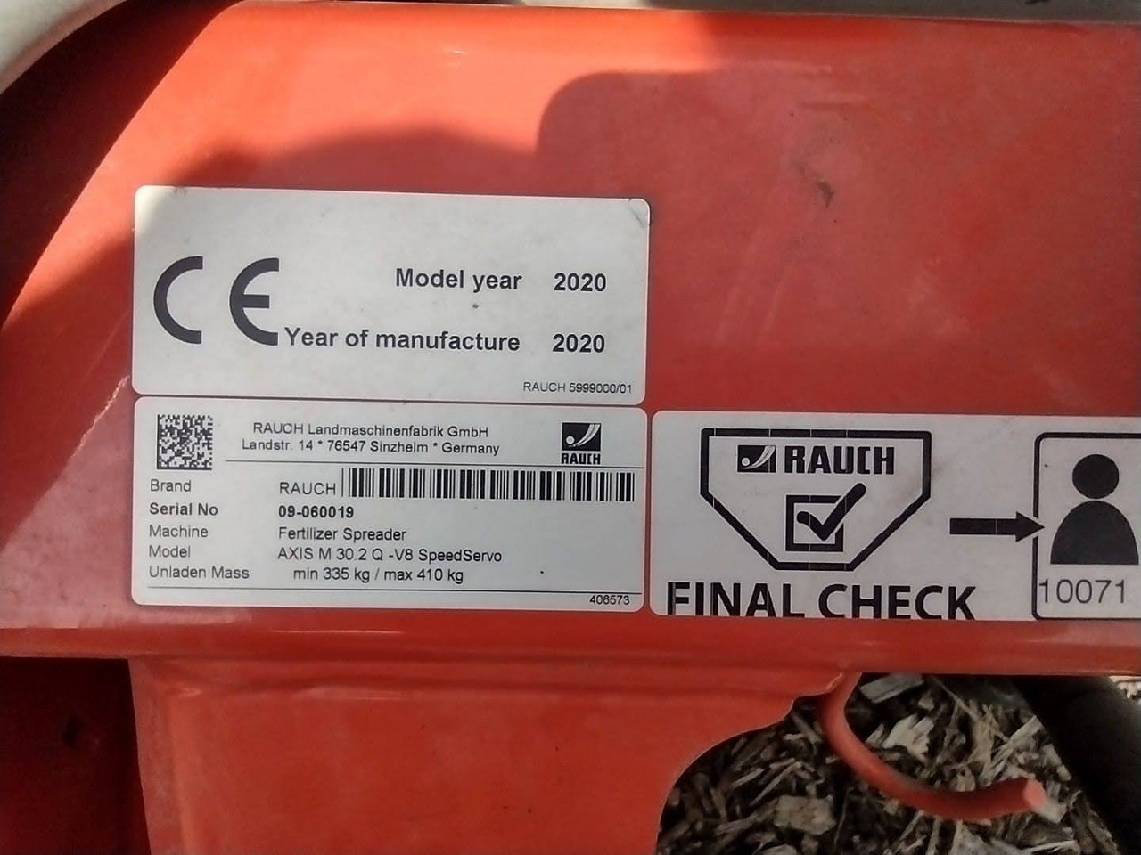 Kuhn Axis M 30.2 Q-V8 - Penyebar pupuk: gambar 3 Kuhn Axis M 30.2 Q-V8 - Penyebar pupuk: gambar 3