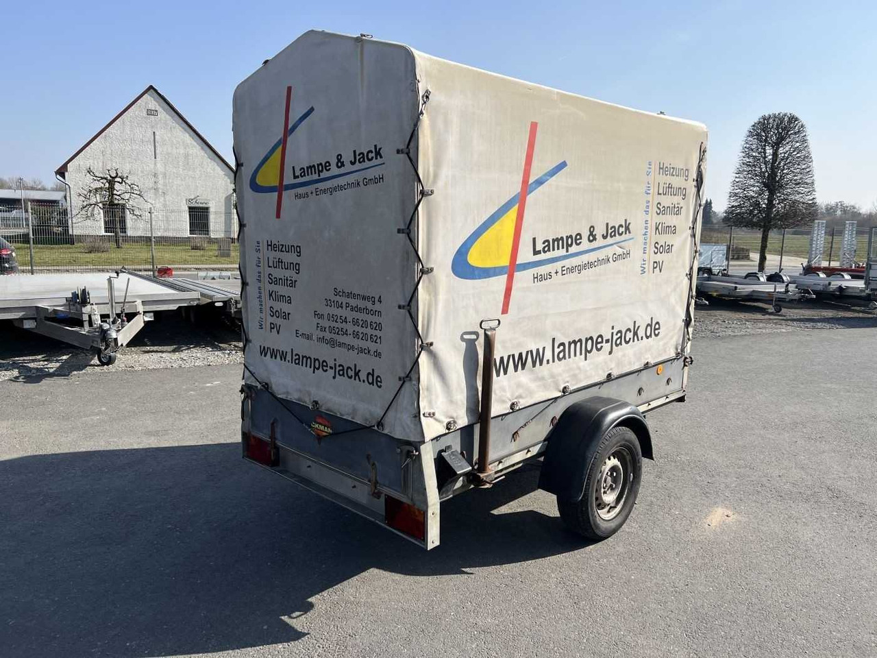 BOECKMANN HNB 1225 Plane Kastenanhänger gebremst - Trailer mobil: gambar 3 BOECKMANN HNB 1225 Plane Kastenanhänger gebremst - Trailer mobil: gambar 3
