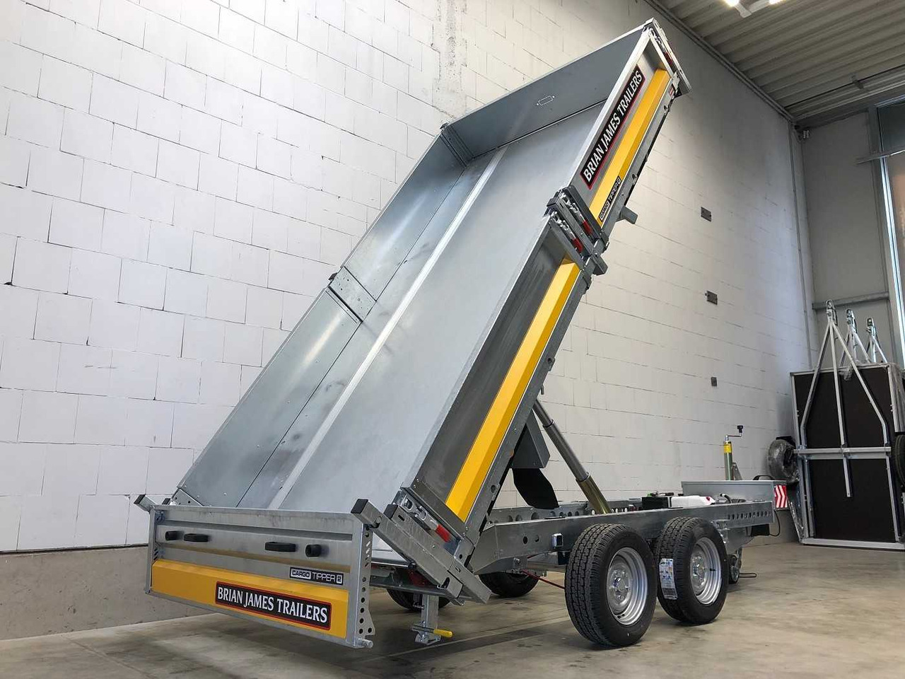 Trailer jungkit baru BRIAN_JAMES Cargo Tipper 2 2-Achser Pendel Rückwärtskipper: gambar 21