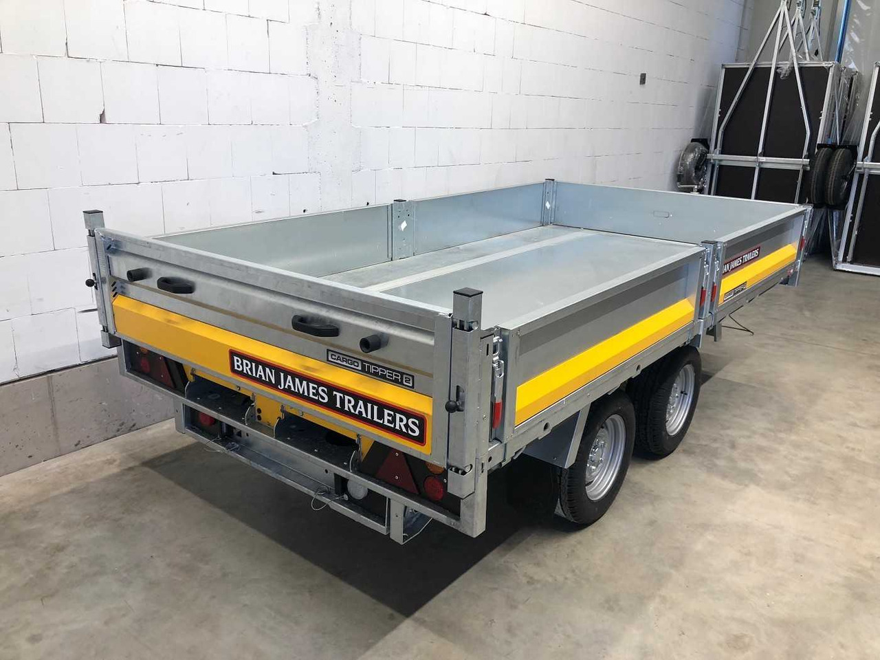 Trailer jungkit baru BRIAN_JAMES Cargo Tipper 2 2-Achser Pendel Rückwärtskipper: gambar 12