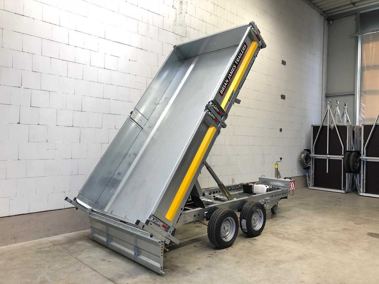 Trailer jungkit baru BRIAN_JAMES Cargo Tipper 2 2-Achser Pendel Rückwärtskipper: gambar 19