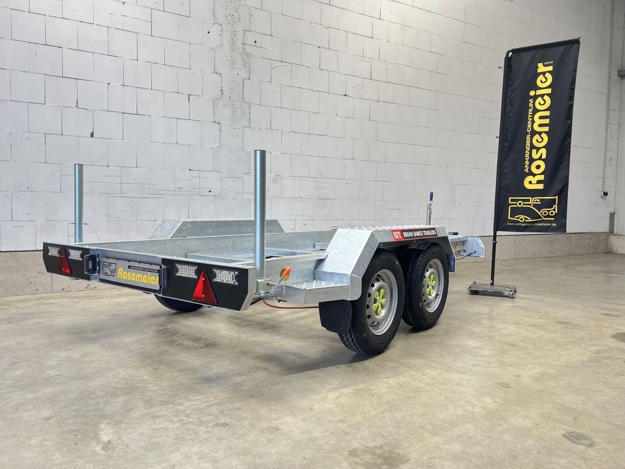 Brian James Chassis Plant Generator Maschinentransporter - Trailer flatbed: gambar 5 Brian James Chassis Plant Generator Maschinentransporter - Trailer flatbed: gambar 5