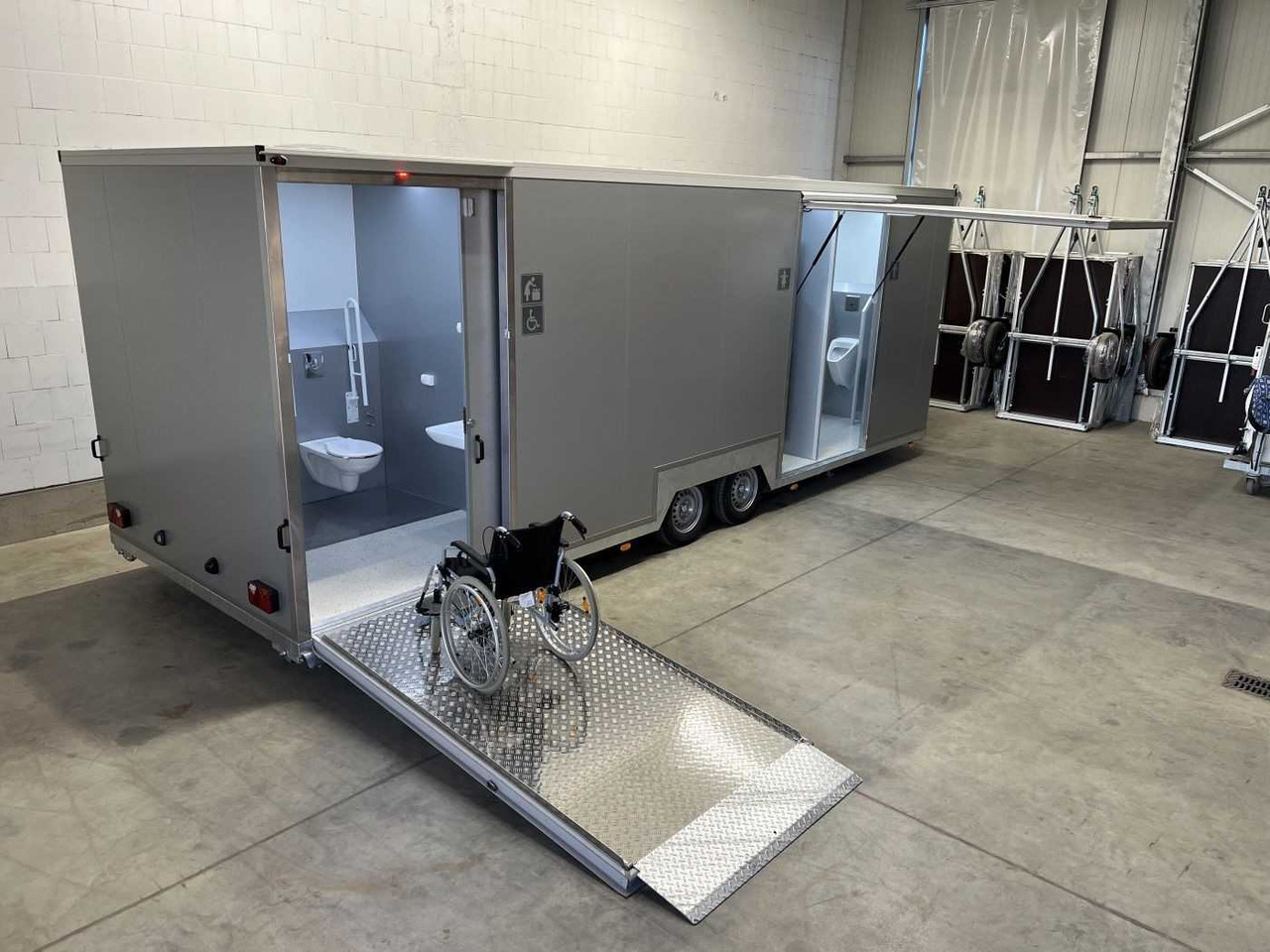 ROSEMEIER VE WC F 3574 SP Behinderten WC Toilettenanhänger - Kontainer konstruksi, Trailer: gambar 4 ROSEMEIER VE WC F 3574 SP Behinderten WC Toilettenanhänger - Kontainer konstruksi, Trailer: gambar 4