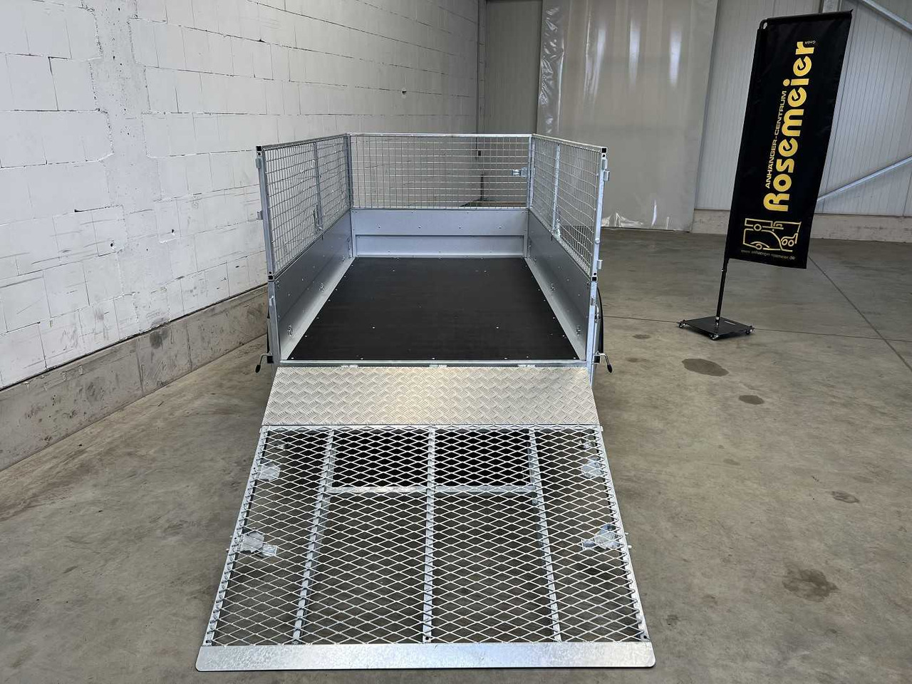 Trailer baru 1304 F1 MR Gitter+Gitterrampe Kastenanhänger geb: gambar 7