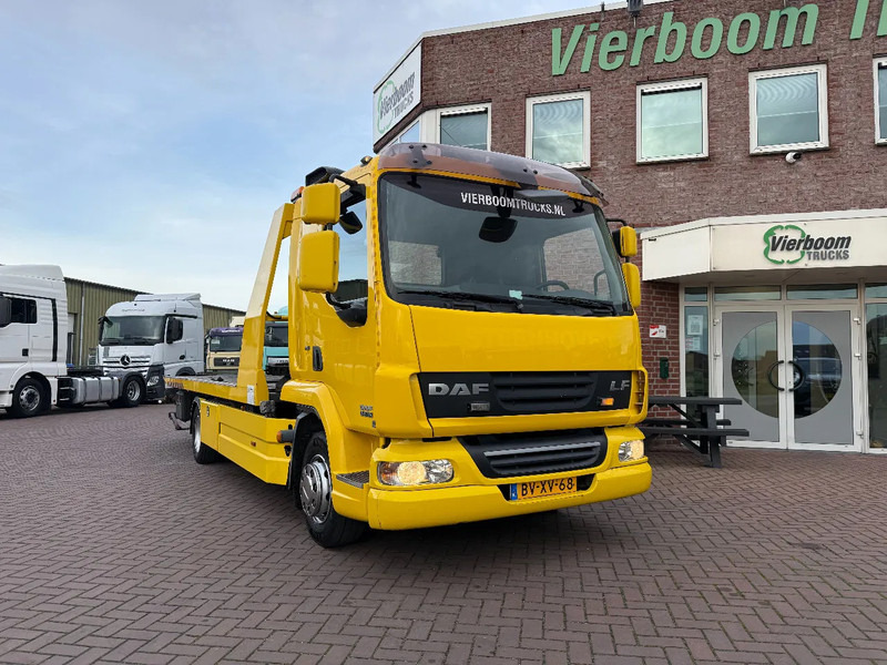 DAF LF 45 LF45-220 Abschelppwagen Falkom mit Anhanger / Schiebeplateau / Brill / Winde / Top Zustand - Truk pengangkut mobil: gambar 2 DAF LF 45 LF45-220 Abschelppwagen Falkom mit Anhanger / Schiebeplateau / Brill / Winde / Top Zustand - Truk pengangkut mobil: gambar 2