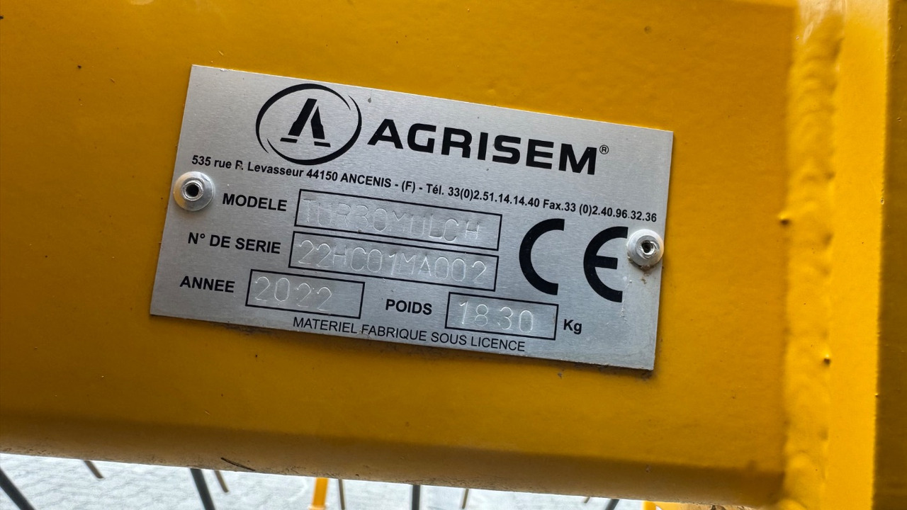 Agrisem Turbolmulch 6,20 Vorführmaschine - Garu: gambar 2 Agrisem Turbolmulch 6,20 Vorführmaschine - Garu: gambar 2