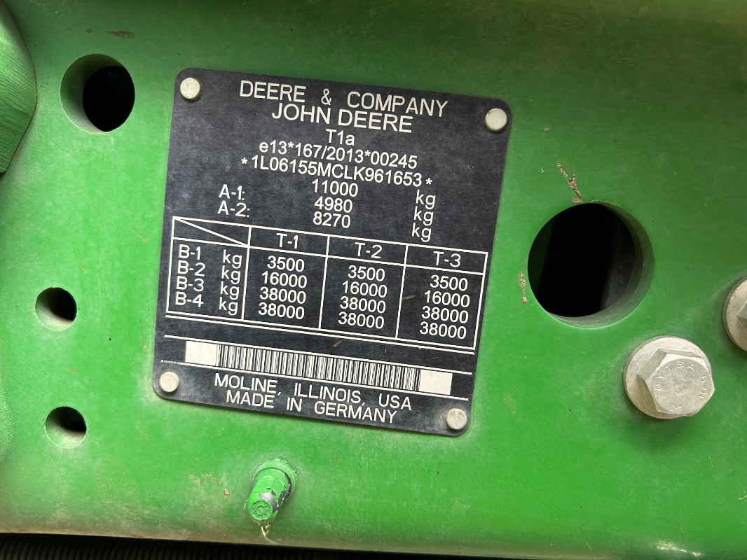 Traktor John Deere 6155M: gambar 8