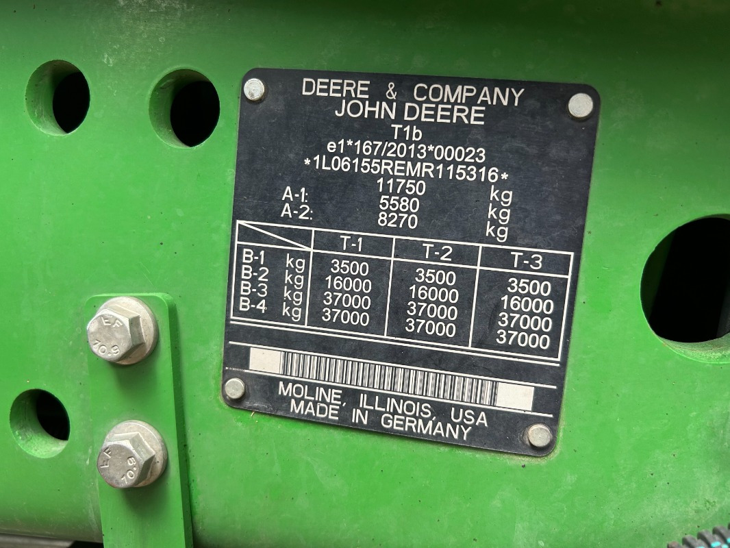 John Deere 6155R - Traktor: gambar 4 John Deere 6155R - Traktor: gambar 4