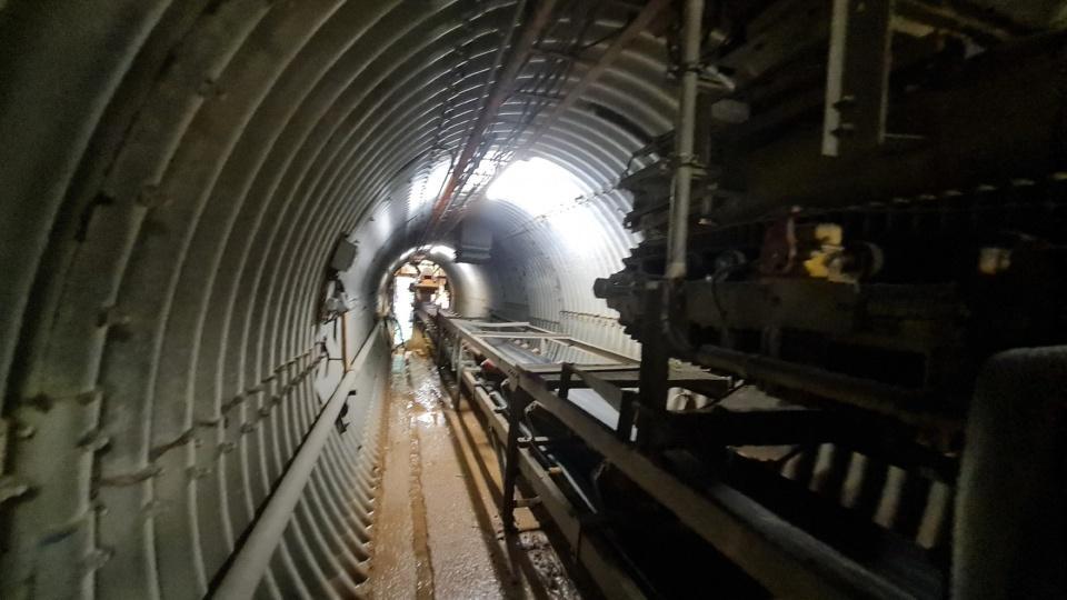 Rohkies Tunnel 100 m - Konveyor sabuk: gambar 1 Rohkies Tunnel 100 m - Konveyor sabuk: gambar 1