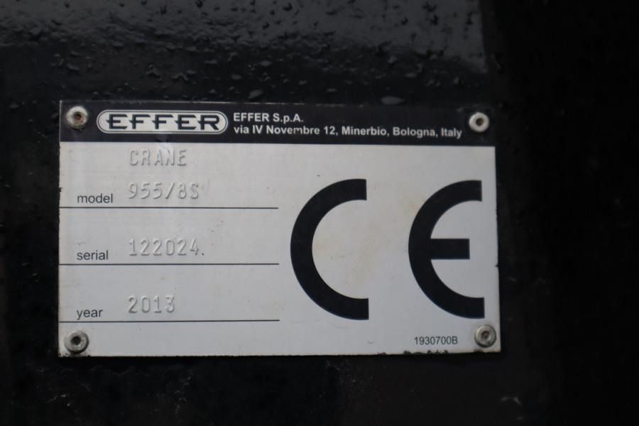 Derek semua medan Effer 955/8S Volvo 540 Euro 6, Valid Inspection, 8x2x4 D: gambar 6