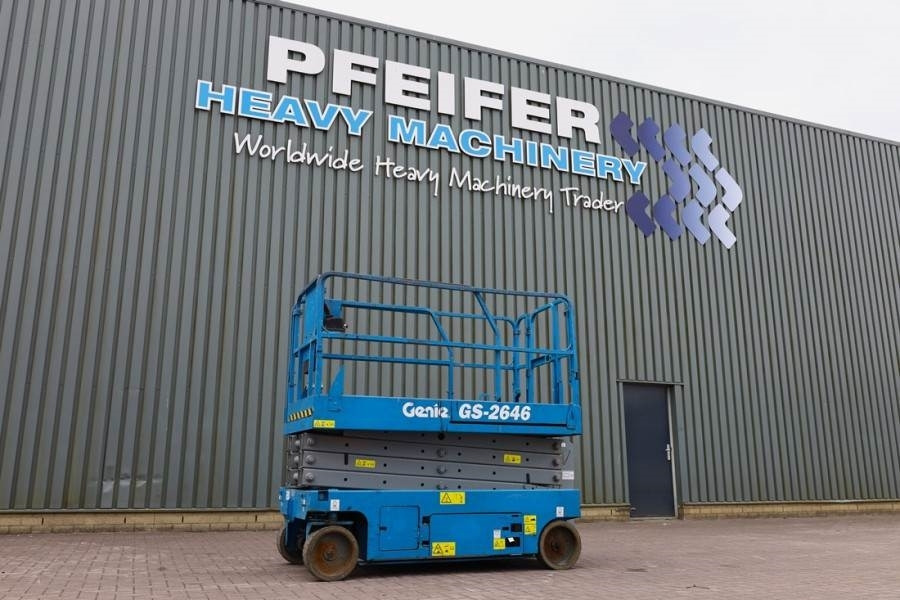 Genie GS2646 Electric, Working Height 9.80m, Capacity 45 - Scissor lifts: gambar 1 Genie GS2646 Electric, Working Height 9.80m, Capacity 45 - Scissor lifts: gambar 1