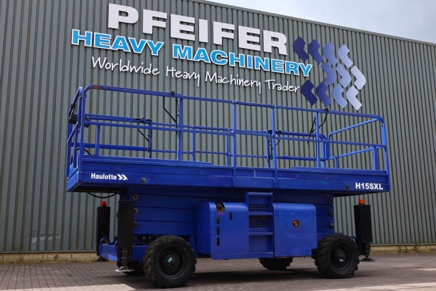 Haulotte H15SXL Diesel, 4x4 Drive, 15m Working Height, 500k - Scissor lifts: gambar 1 Haulotte H15SXL Diesel, 4x4 Drive, 15m Working Height, 500k - Scissor lifts: gambar 1