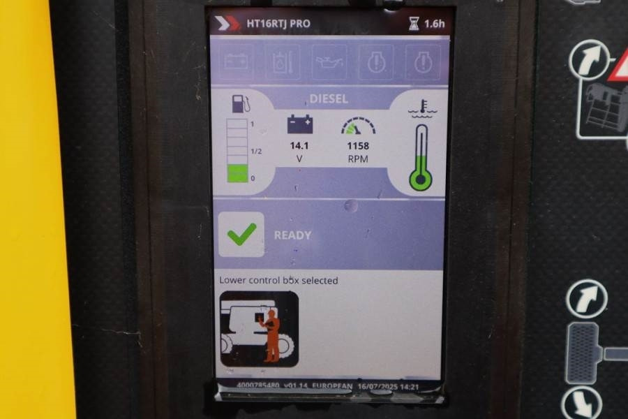 Haulotte HT16RTJ PRO NEW / UNUSED, Guarantee! Diesel, 4x4x4 - Boom teleskopik: gambar 5 Haulotte HT16RTJ PRO NEW / UNUSED, Guarantee! Diesel, 4x4x4 - Boom teleskopik: gambar 5