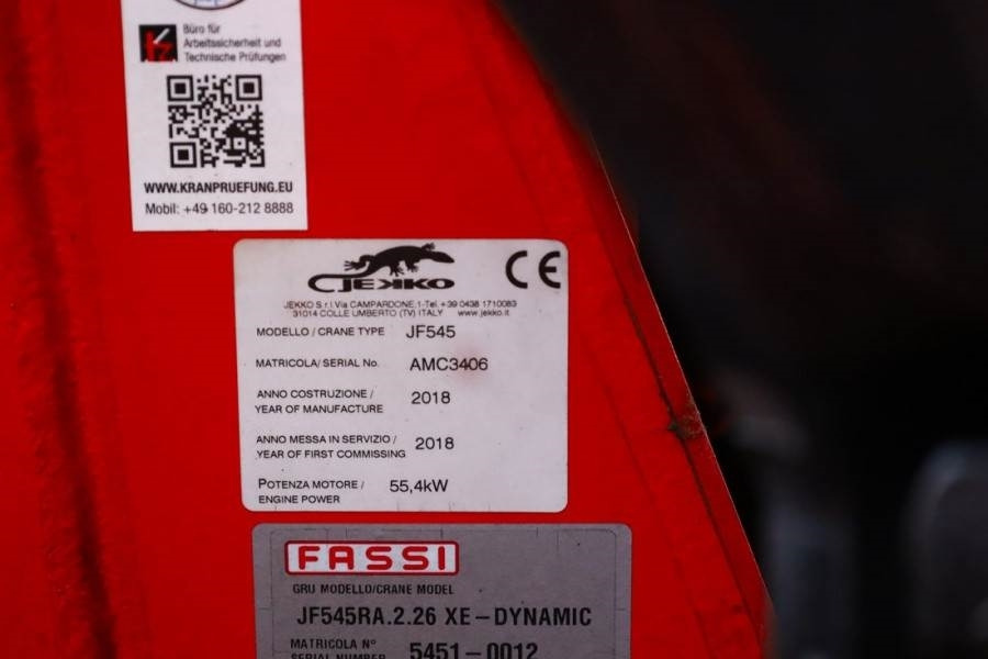 Jekko JF545 Valid inspection, *Guarantee! Diesel/Electri - Derek perayap: gambar 5 Jekko JF545 Valid inspection, *Guarantee! Diesel/Electri - Derek perayap: gambar 5