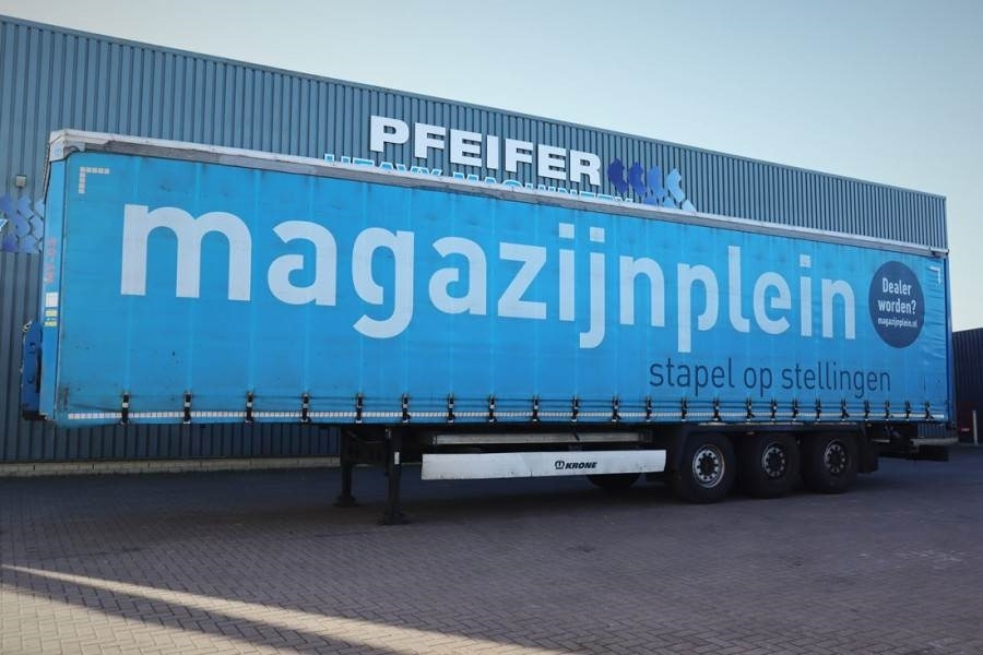 Krone SD Dutch Registration, 3-Axle, Lift Axle, Air Susp - Trailer dengan terpal samping: gambar 1 Krone SD Dutch Registration, 3-Axle, Lift Axle, Air Susp - Trailer dengan terpal samping: gambar 1