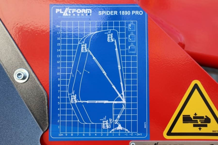 PLATFORM BAS Spider 18.90 PRO CE Declaration, Vali - Boom artikulasi, Spider lift: gambar 3 PLATFORM BAS Spider 18.90 PRO CE Declaration, Vali - Boom artikulasi, Spider lift: gambar 3