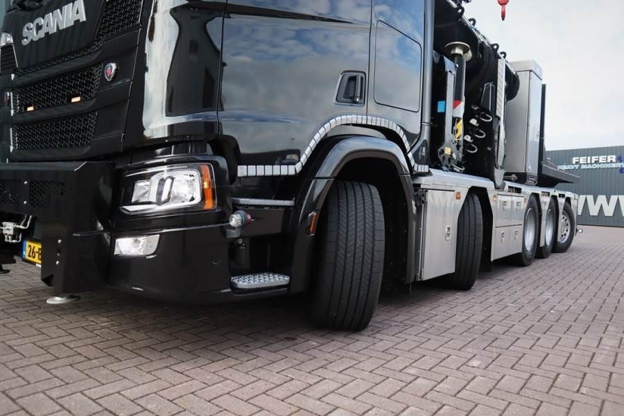 Derek semua medan Scania R540 B10x4 With CORMACH 150tm Crane Valid inspecti: gambar 10