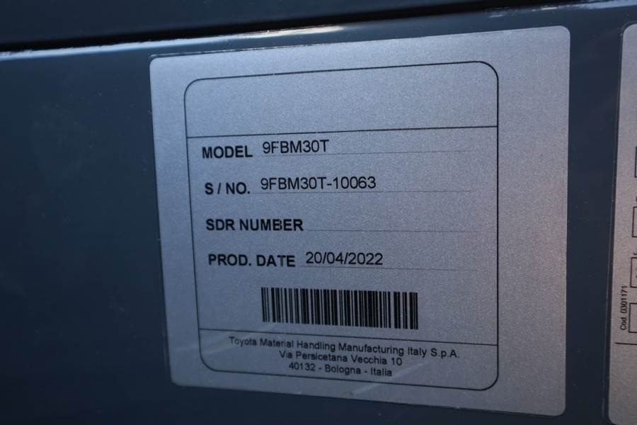 Toyota 9FBM30T Valid inspection, *Guarantee! Electric, 47 - Forklift diesel: gambar 5 Toyota 9FBM30T Valid inspection, *Guarantee! Electric, 47 - Forklift diesel: gambar 5