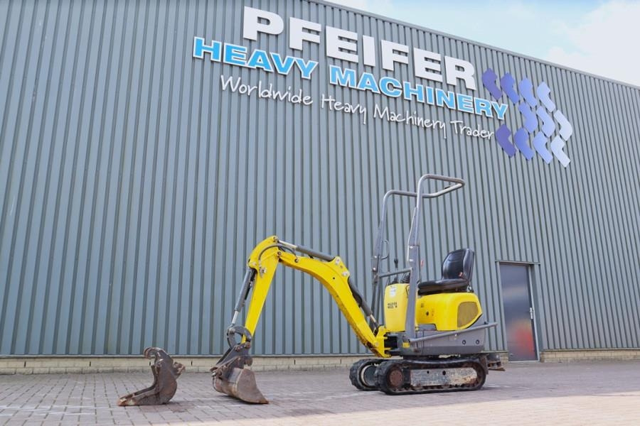 Wacker Neuson E08-01 Wacker Neuson mini excavator including 2 bu - Ekskavator mini: gambar 1 Wacker Neuson E08-01 Wacker Neuson mini excavator including 2 bu - Ekskavator mini: gambar 1