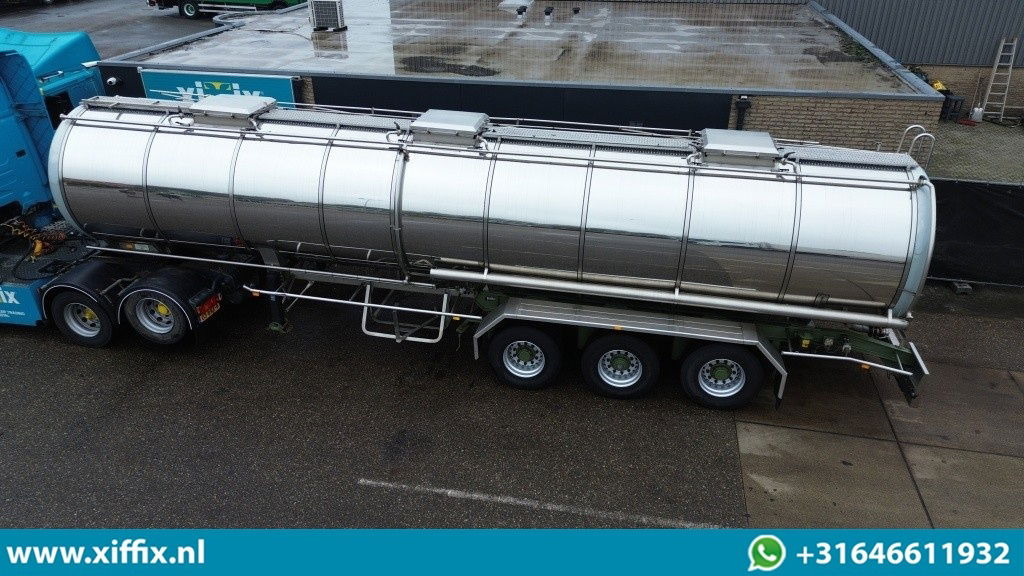 Burg 3-ass. Geisoleerde RVS tank oplegger / Food / 1 Compartiment - Semi-trailer tangki: gambar 2 Burg 3-ass. Geisoleerde RVS tank oplegger / Food / 1 Compartiment - Semi-trailer tangki: gambar 2