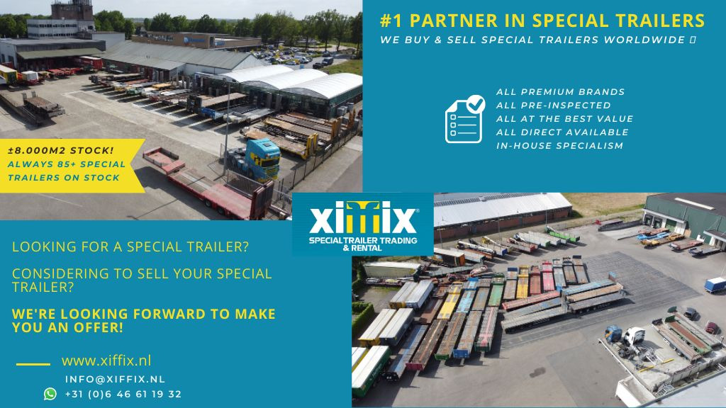 Semi-trailer flatbed Doll 3-ass. Vlakke uitschuifbare oplegger / Naloop gestuurd / 14091: gambar 13