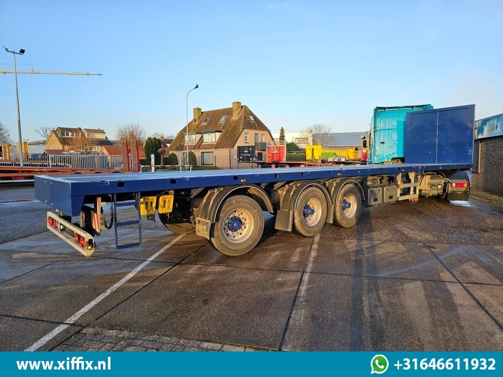 Semi-trailer flatbed Doll 3-ass. Vlakke uitschuifbare oplegger / Naloop gestuurd / 14091: gambar 10