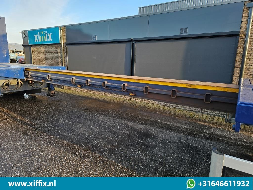 Semi-trailer flatbed Doll 3-ass. Vlakke uitschuifbare oplegger / Naloop gestuurd / 14091: gambar 6