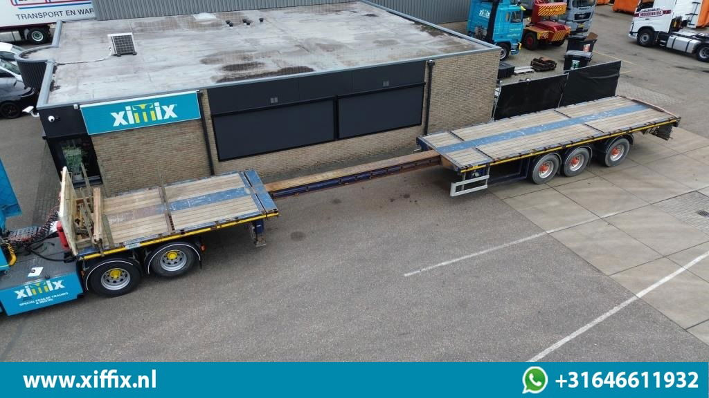 Doll 3-ass. Vlakke uitschuifbare oplegger / Naloop gestuurd - Semi-trailer flatbed: gambar 1 Doll 3-ass. Vlakke uitschuifbare oplegger / Naloop gestuurd - Semi-trailer flatbed: gambar 1