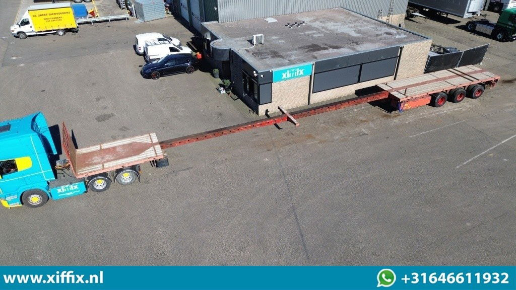 ES-GE 3-ass. Vlakke dubbel 2x uitschuifbare oplegger / 3x gestuurd - Semi-trailer flatbed: gambar 1 ES-GE 3-ass. Vlakke dubbel 2x uitschuifbare oplegger / 3x gestuurd - Semi-trailer flatbed: gambar 1