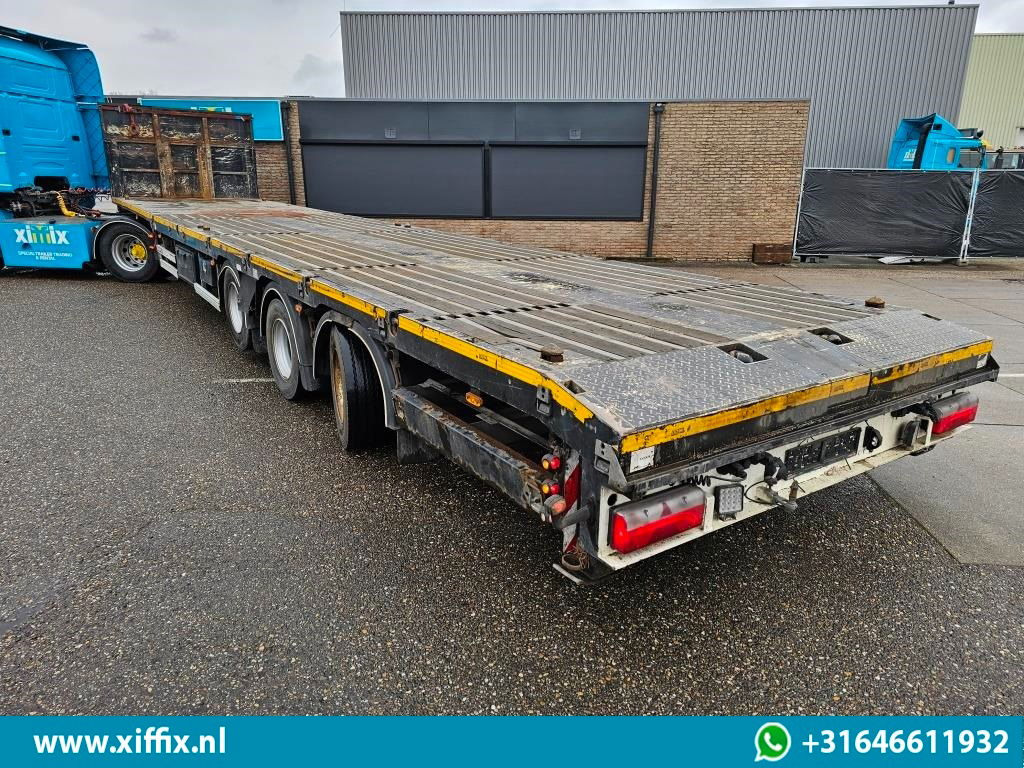 ES-GE 3-ass. Vlakke uitschuifbare Mega oplegger / Naloop gestuurd - Semi-trailer flatbed: gambar 4 ES-GE 3-ass. Vlakke uitschuifbare Mega oplegger / Naloop gestuurd - Semi-trailer flatbed: gambar 4