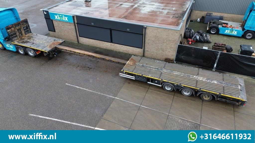ES-GE 3-ass. Vlakke uitschuifbare Mega oplegger / Naloop gestuurd - Semi-trailer flatbed: gambar 2 ES-GE 3-ass. Vlakke uitschuifbare Mega oplegger / Naloop gestuurd - Semi-trailer flatbed: gambar 2