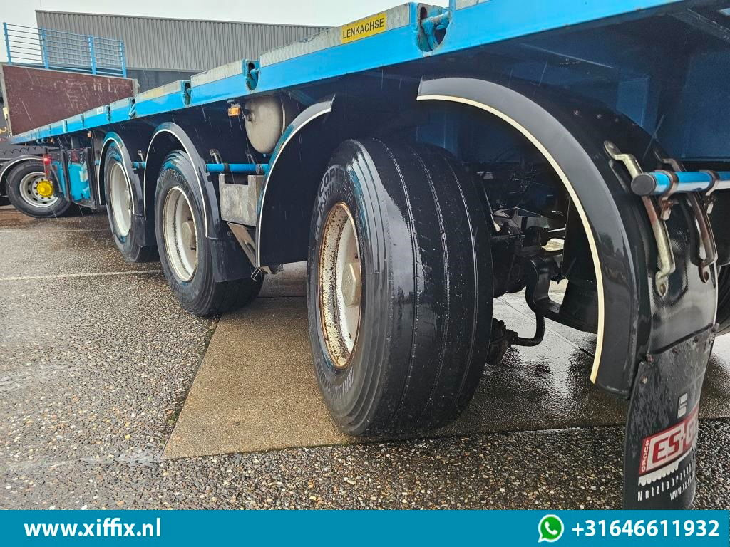 ES-GE 3-ass. Vlakke uitschuifbare oplegger / Naloop gestuurd - Semi-trailer flatbed: gambar 5 ES-GE 3-ass. Vlakke uitschuifbare oplegger / Naloop gestuurd - Semi-trailer flatbed: gambar 5