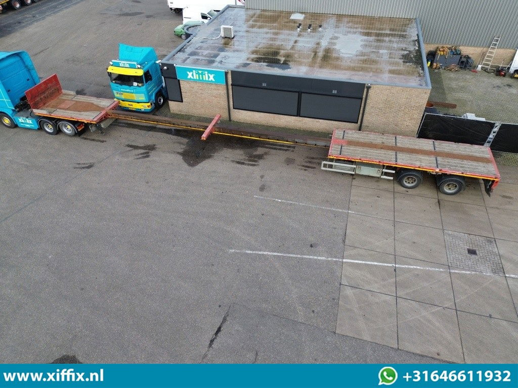 Faymonville 2-ass. Vlakke dubbel 2x uitschuifbare oplegger / 2x gestuurd - Semi-trailer flatbed: gambar 2 Faymonville 2-ass. Vlakke dubbel 2x uitschuifbare oplegger / 2x gestuurd - Semi-trailer flatbed: gambar 2