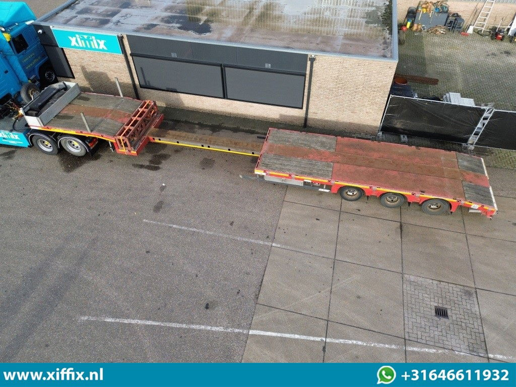 Faymonville 3-ass. Uitschuifbare semi dieplader / Naloop gestuurd - Semi-trailer low bed: gambar 2 Faymonville 3-ass. Uitschuifbare semi dieplader / Naloop gestuurd - Semi-trailer low bed: gambar 2