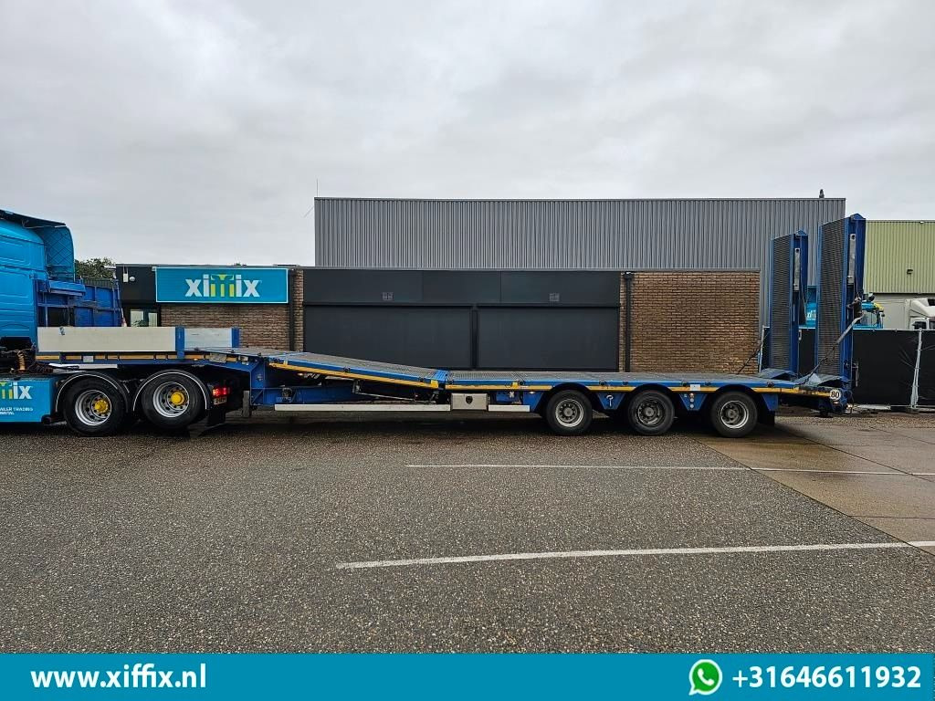 Semi-trailer low bed Faymonville TE Huur 3-ass. Semi dieplader met dubbele hydr. Kleppen en hydr. Ver: gambar 12