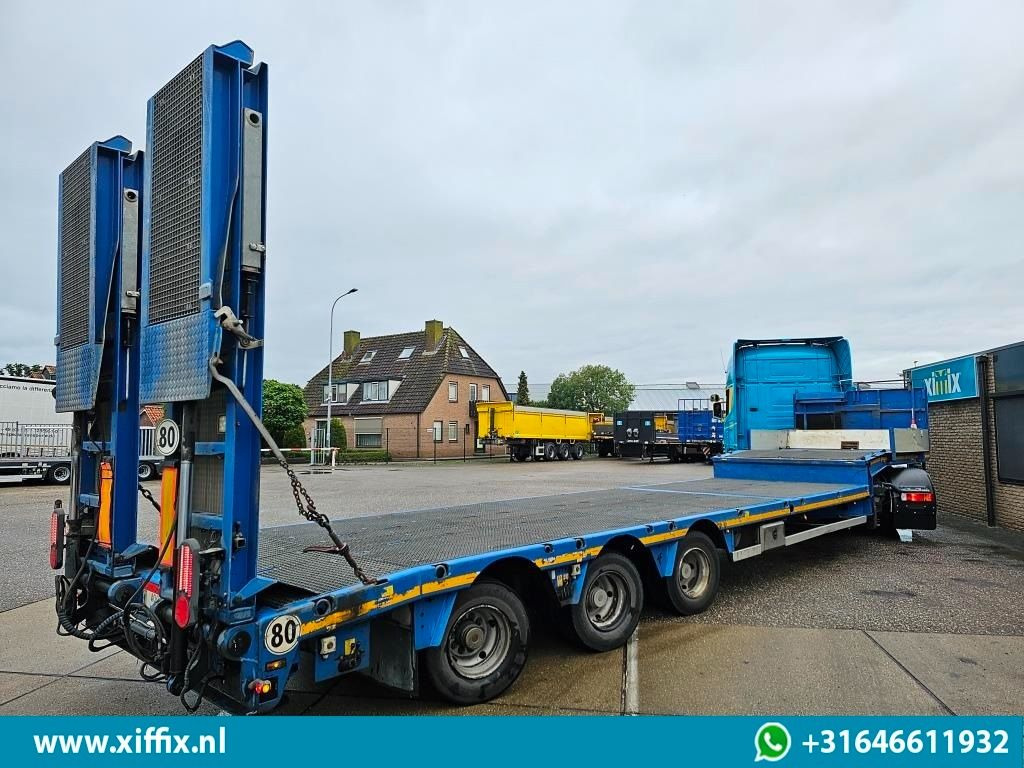 Semi-trailer low bed Faymonville TE Huur 3-ass. Semi dieplader met dubbele hydr. Kleppen en hydr. Ver: gambar 11