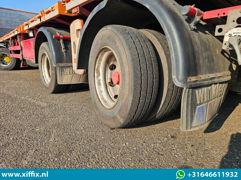 Fellechner 2-ass. Vlakke uitschuifbare Mega oplegger / Naloop gestuurd - Semi-trailer flatbed: gambar 5 Fellechner 2-ass. Vlakke uitschuifbare Mega oplegger / Naloop gestuurd - Semi-trailer flatbed: gambar 5