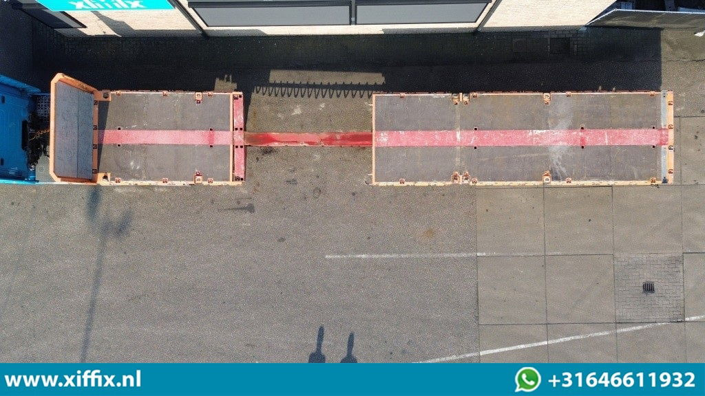 Fellechner 2-ass. Vlakke uitschuifbare Mega oplegger / Naloop gestuurd - Semi-trailer flatbed: gambar 3 Fellechner 2-ass. Vlakke uitschuifbare Mega oplegger / Naloop gestuurd - Semi-trailer flatbed: gambar 3