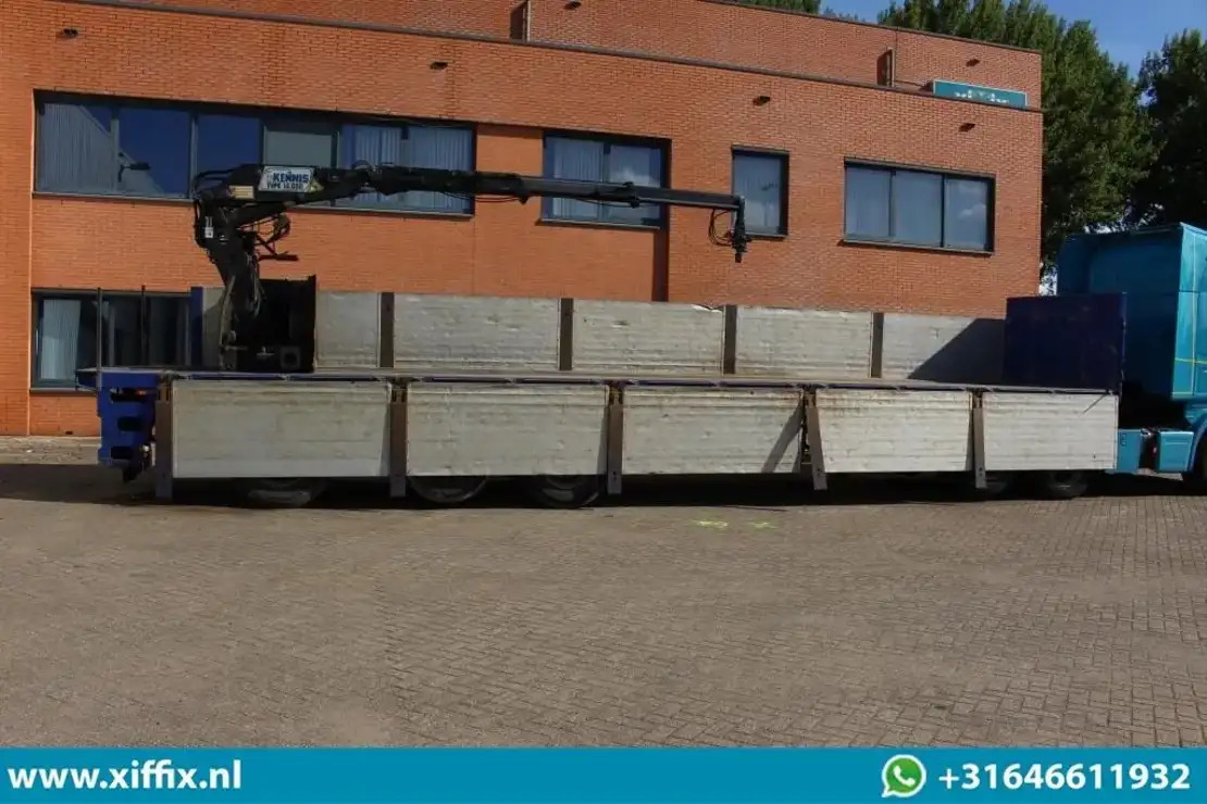 Floor 3-ass. Steenoplegger met Kennis 14 ton/mtr. Kraan / 13425 - Semi-trailer flatbed: gambar 4 Floor 3-ass. Steenoplegger met Kennis 14 ton/mtr. Kraan / 13425 - Semi-trailer flatbed: gambar 4