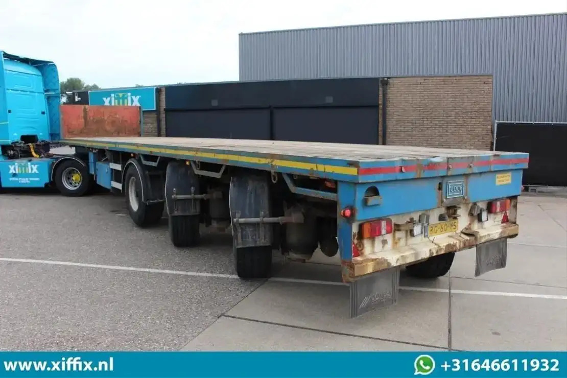 Floor 3-ass. Vlakke uitschuifbare oplegger / 2x gestuurd / 13907 - Semi-trailer flatbed: gambar 3 Floor 3-ass. Vlakke uitschuifbare oplegger / 2x gestuurd / 13907 - Semi-trailer flatbed: gambar 3