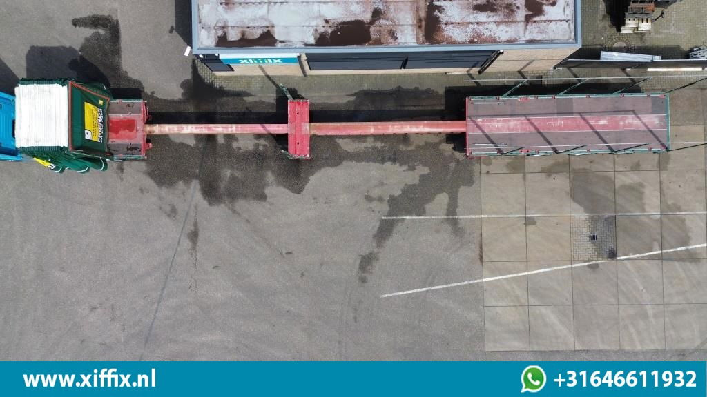 Meusburger 3-ass. Vlakke dubbel 2x uitschuifbare oplegger met huifopbouw / 3x ge - Semi-trailer flatbed: gambar 5 Meusburger 3-ass. Vlakke dubbel 2x uitschuifbare oplegger met huifopbouw / 3x ge - Semi-trailer flatbed: gambar 5