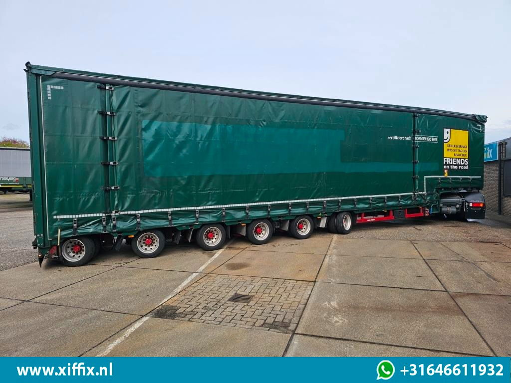 Meusburger 6-ass. Semi dieplader met elektrische huifopbouw / 3x naloop gestuurd - Semi-trailer low bed: gambar 5 Meusburger 6-ass. Semi dieplader met elektrische huifopbouw / 3x naloop gestuurd - Semi-trailer low bed: gambar 5