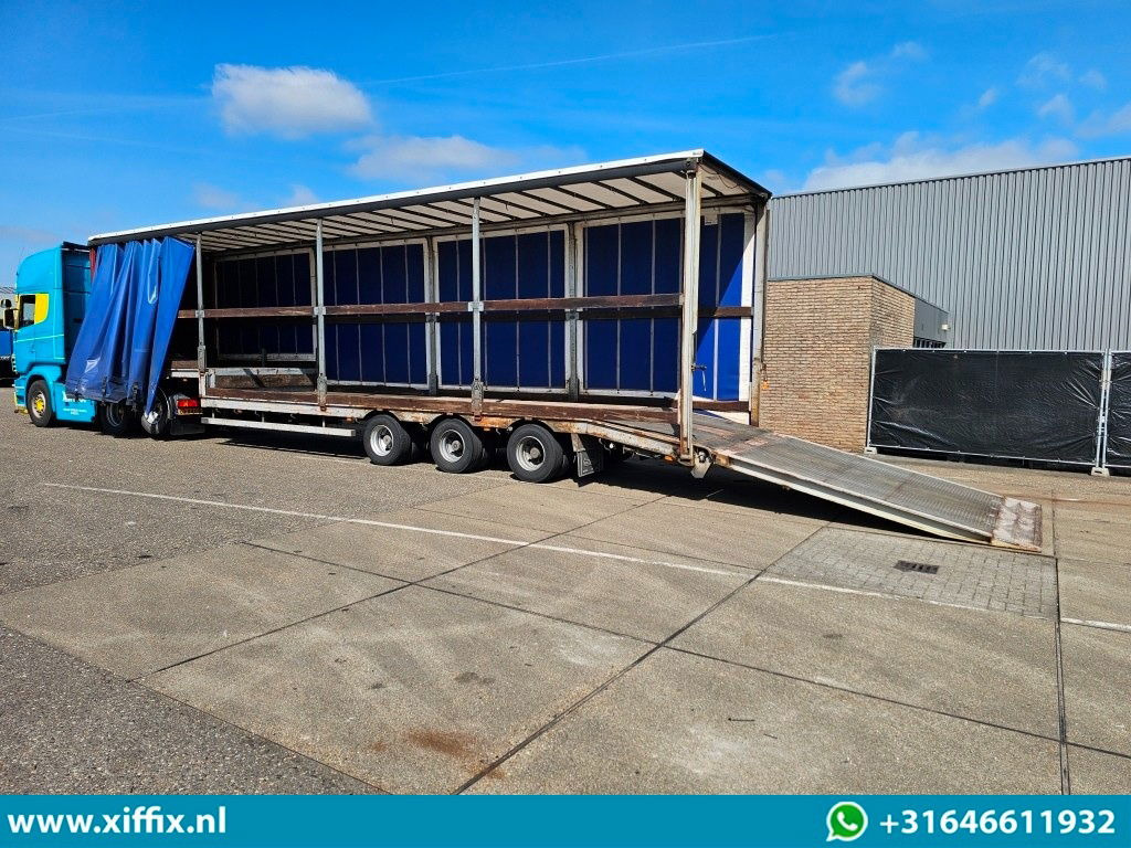 Nooteboom 3-ass. Semi dieplader met huifopbouw / Laadklep - Semi-trailer low bed: gambar 4 Nooteboom 3-ass. Semi dieplader met huifopbouw / Laadklep - Semi-trailer low bed: gambar 4